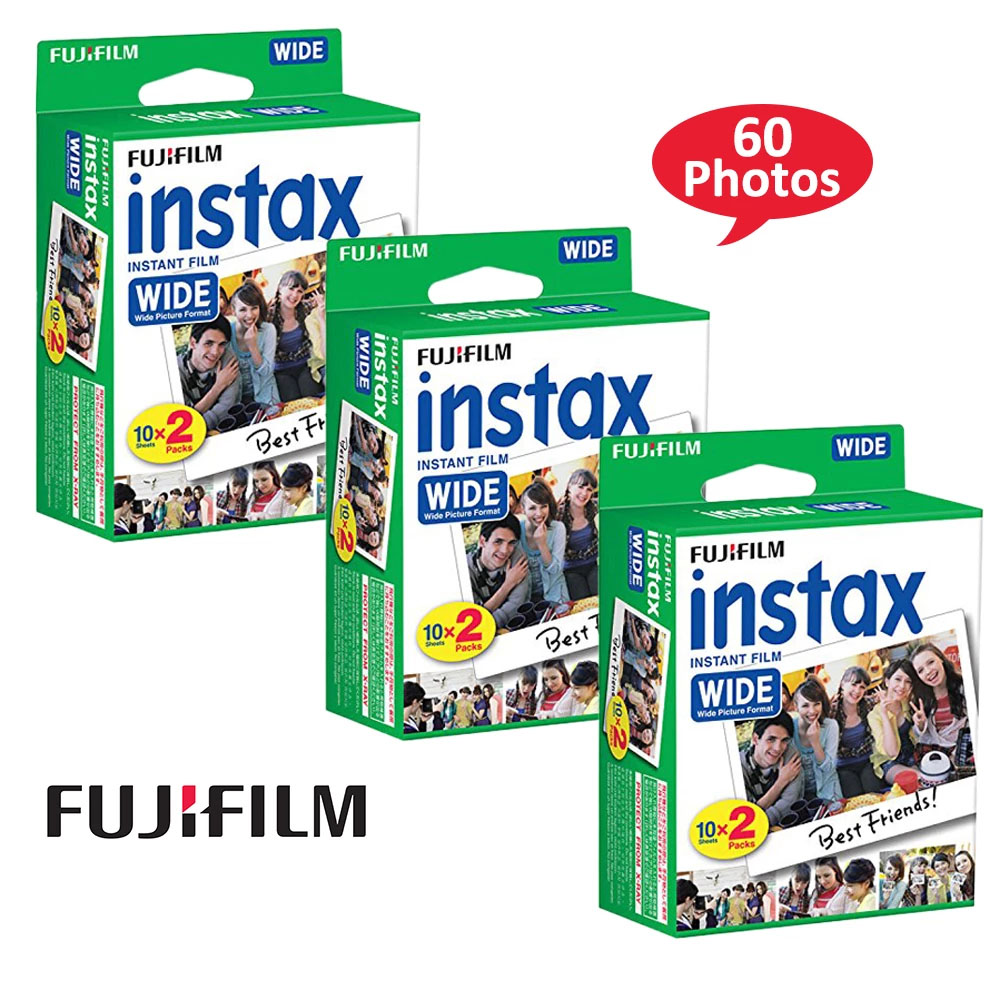 Photography Cheat Sheet - Genuine Fujifilm Instax Wide Film 10/20/40/60/80/100