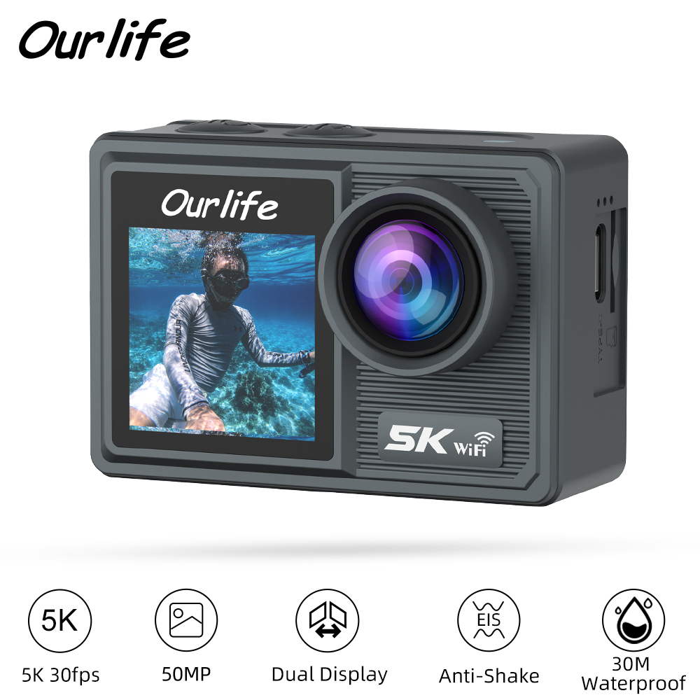 Photographic Memory - Ourlife Action Camera 5K 4K Bicycle