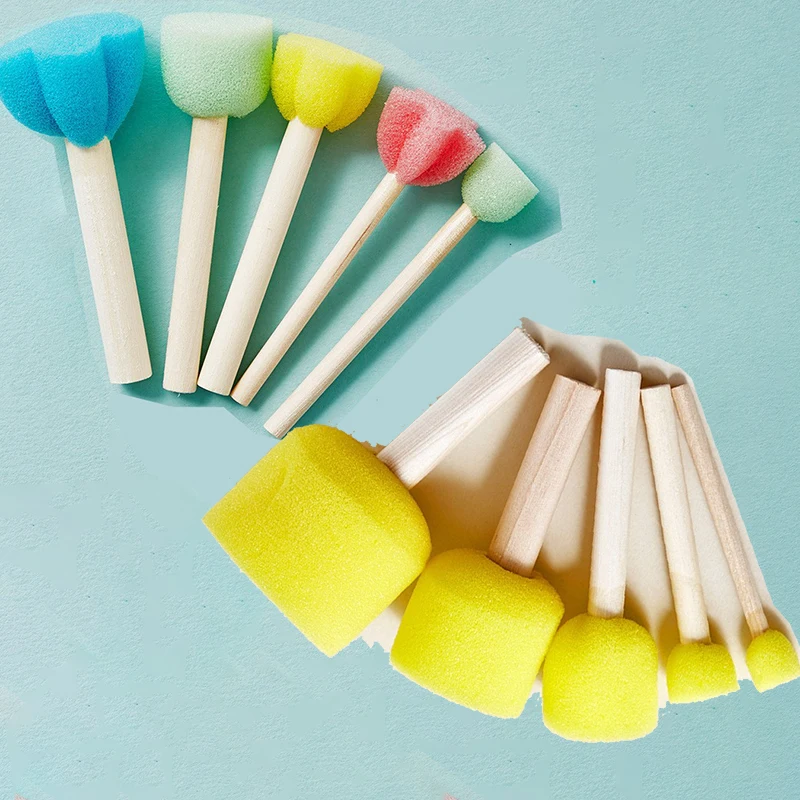 Photography Design - 10 Pcs Set Wooden Handle Mushroom