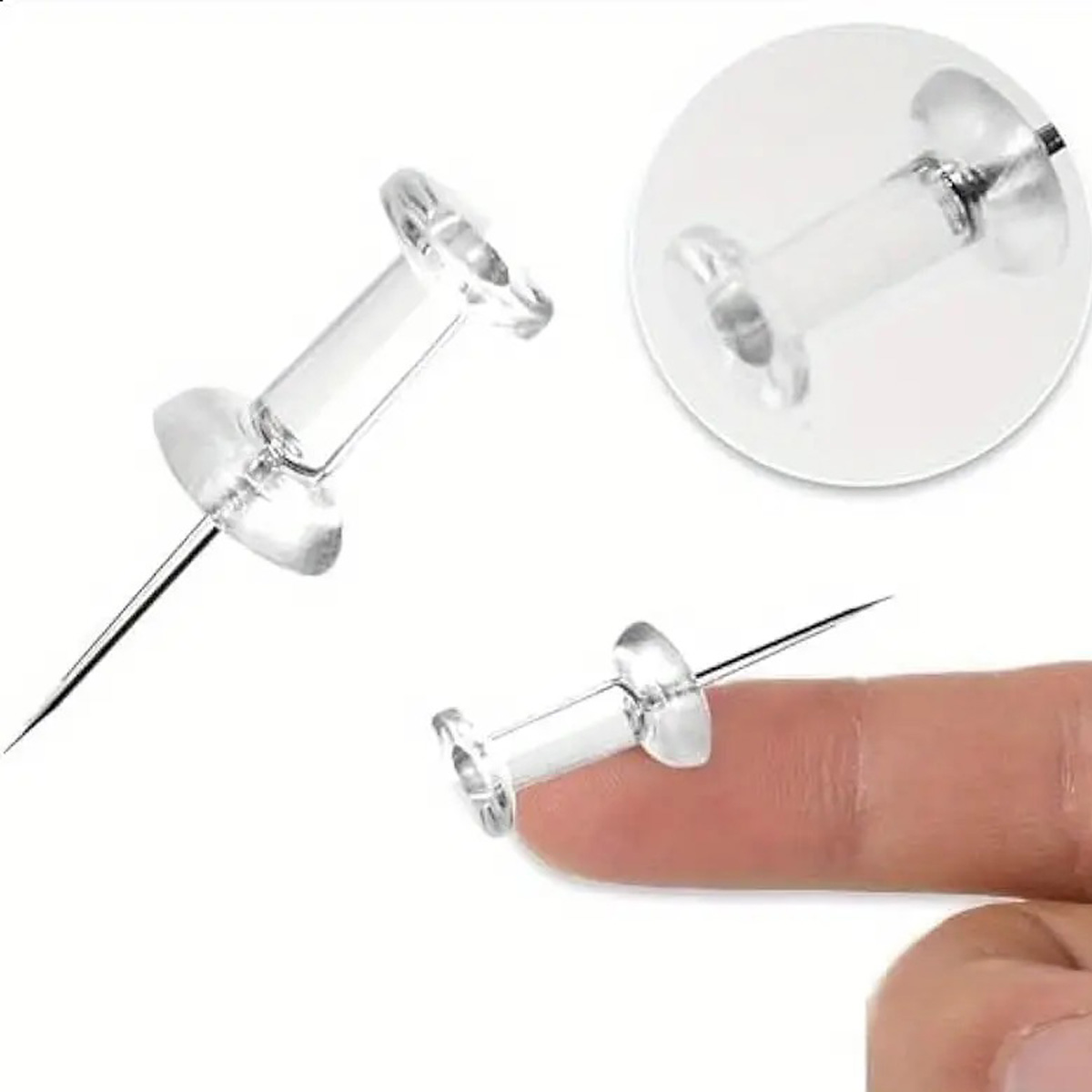 Photography Design - 100/200/500/1000pcs Push Pins Plastic Head Steel