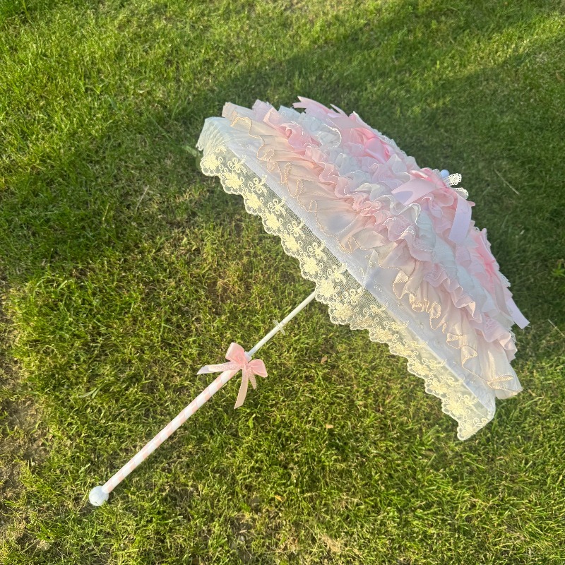 Pink White Butterfly Umbrella  - Photography Umbrella review and price