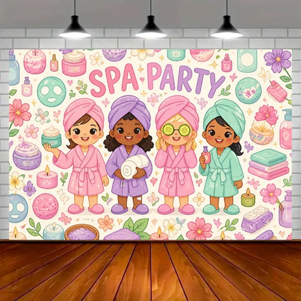 Spa Party Decoration Backdrop  - Photography Cheat Sheet review and price