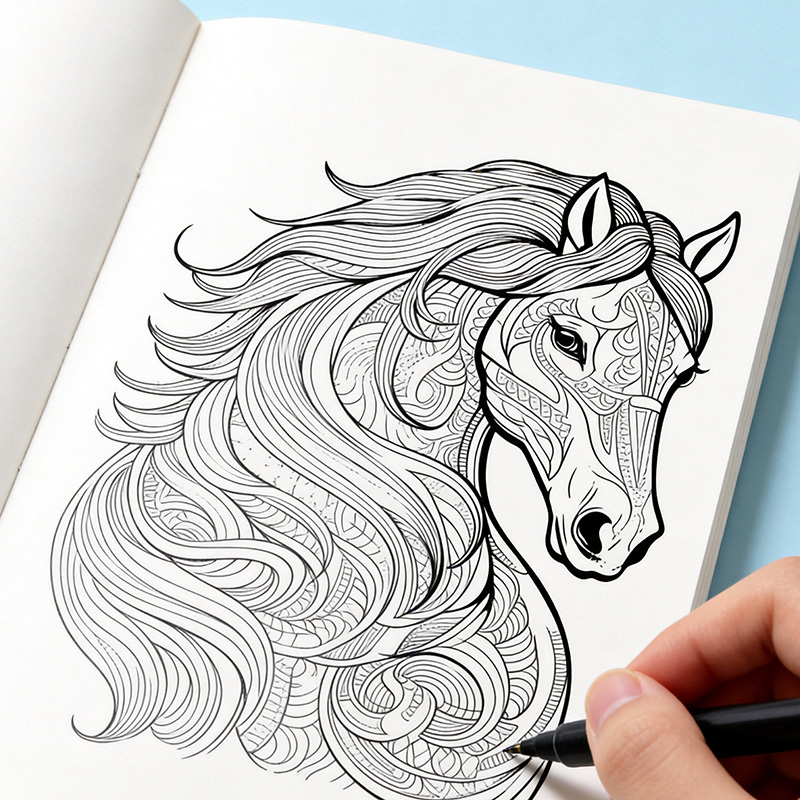 A Hand Drawn Coloring Book for - Photography Book review and price