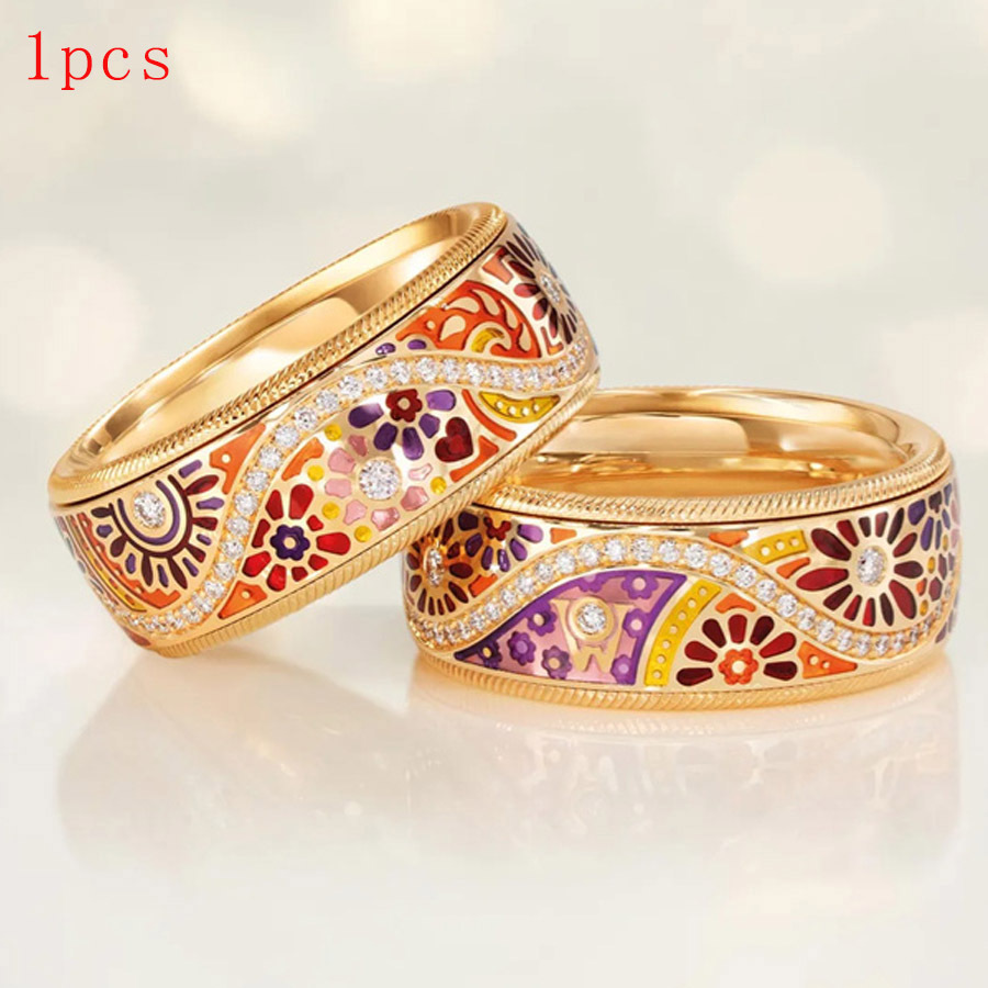 1pc Exquisite Inlaid White CZ  - Photography Geometry review and price