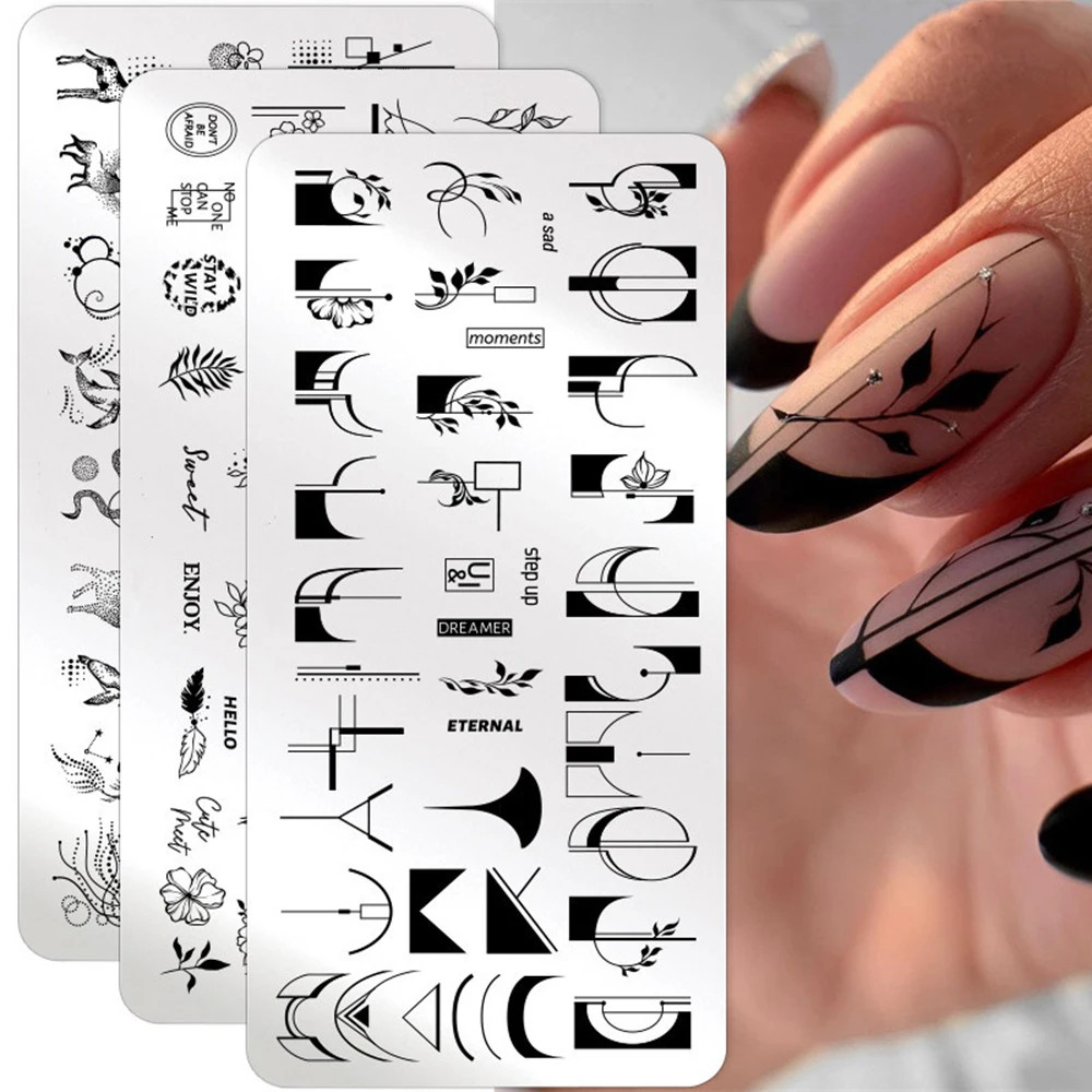 1PC Geometric Pattern Nail Sta - Photography Geometry review and price