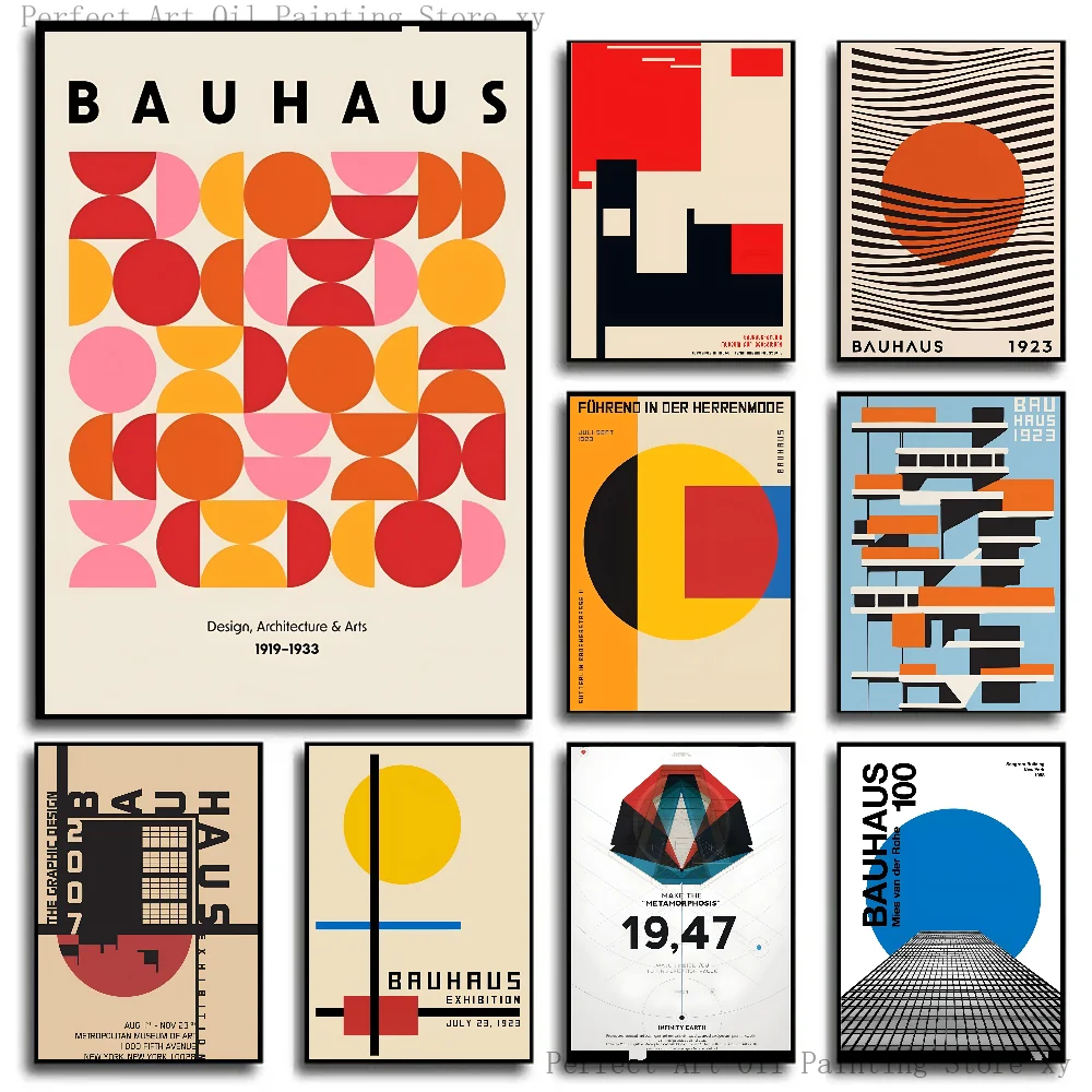 1PC Bauhaus Modern Simplicity  - Photography Geometry review and price
