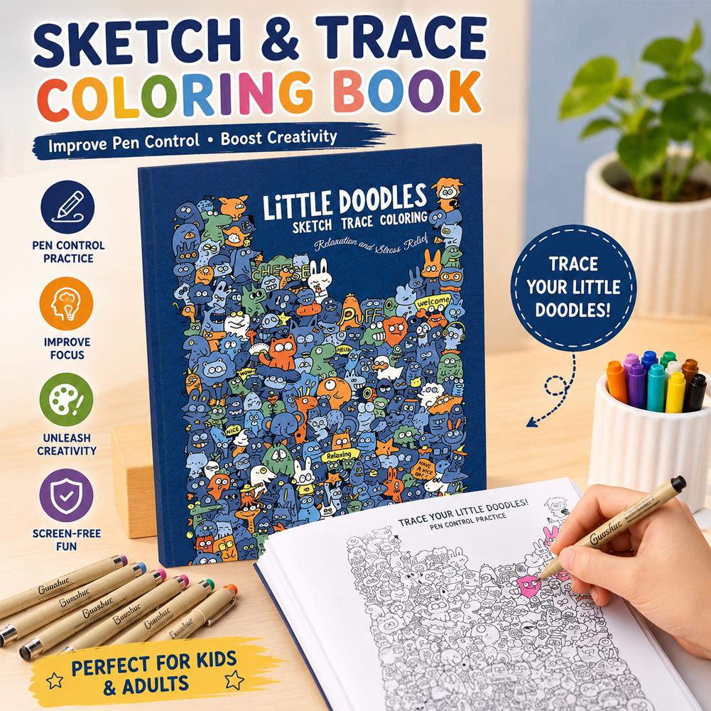 Sketch Trace Coloring Book Lit - Photography Book review and price