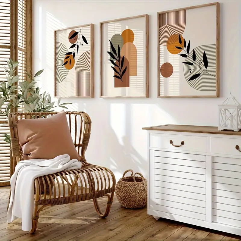 3pcs Bohemian-style Plant Geom - Photography Geometry review and price